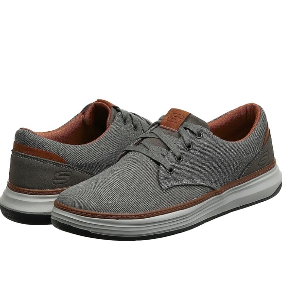 SKECHERS VEGAN Beige/Grey Casual Sneakers- Brand New With Tags - Picture 4 of 6